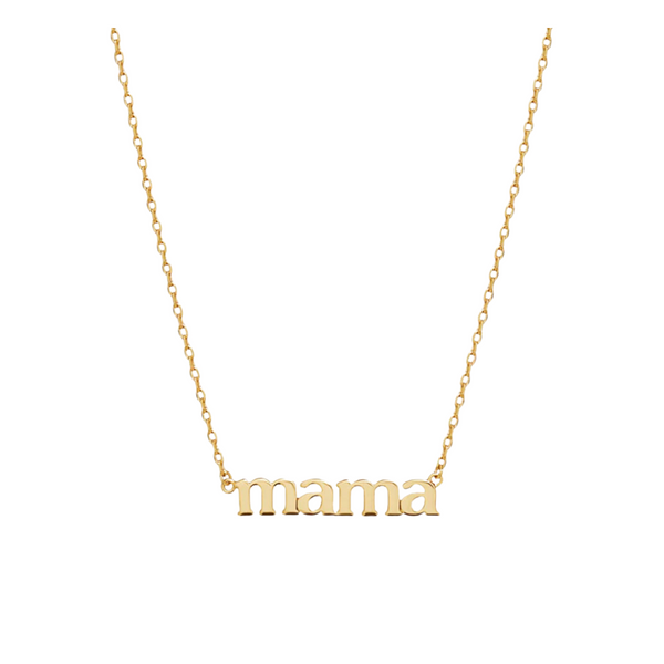 Mama Necklace | 18k Gold Plated – JL Jewelry Co