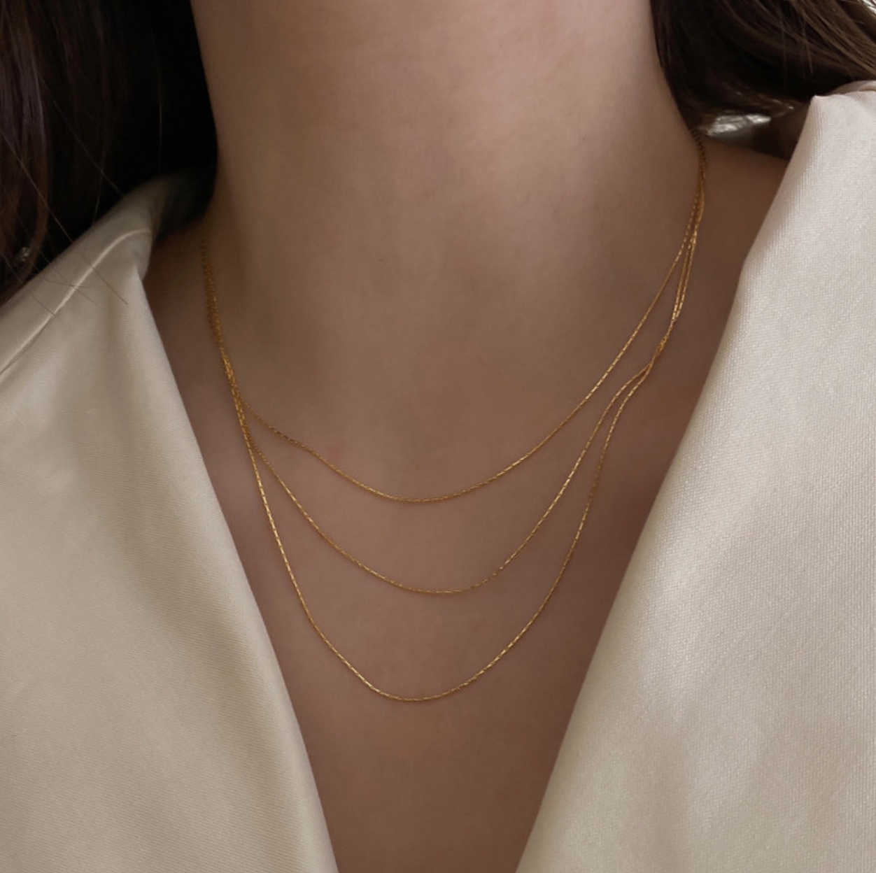 Gold Plated Stacked Chains. Affordable jewelry, Stainless Steel Jewelry, Sterling Silver Jewelry, Gold Plated Jewelry, Rose Gold Plated Jewelry, Cubic Zirconia Jewelry, High Quality Jewelry, Women Owned Small Business, Dainty Jewelry, Tennis Chain, Rope Chain, Herringbone Jewelry, Signet Ring, Baguette Ring, Women’s Jewelry, Hoop Earrings, Gold Hoops, Silver Hoops