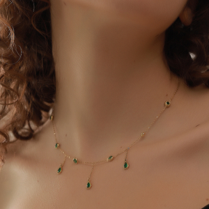 Jaida Necklace |  Stainless Steel & 18k Gold Plated