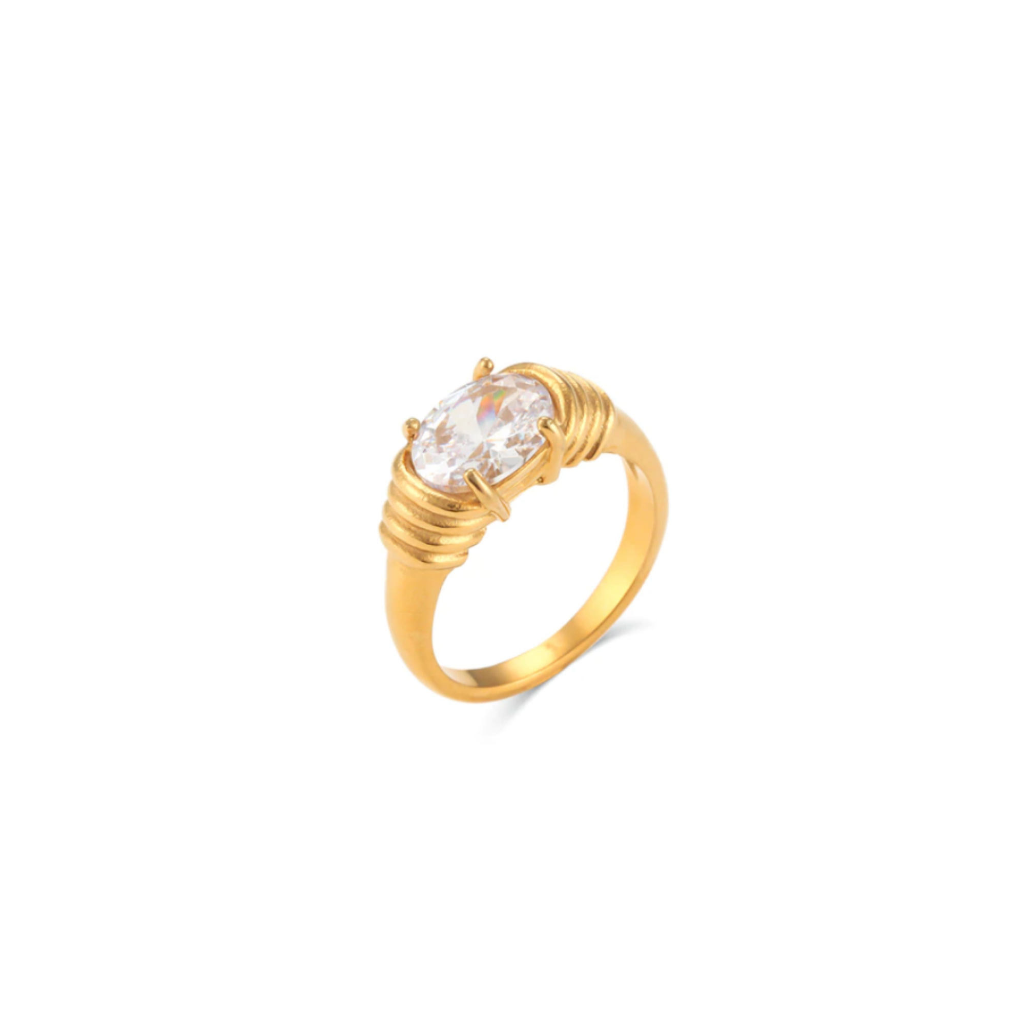Affordable gold plated online rings