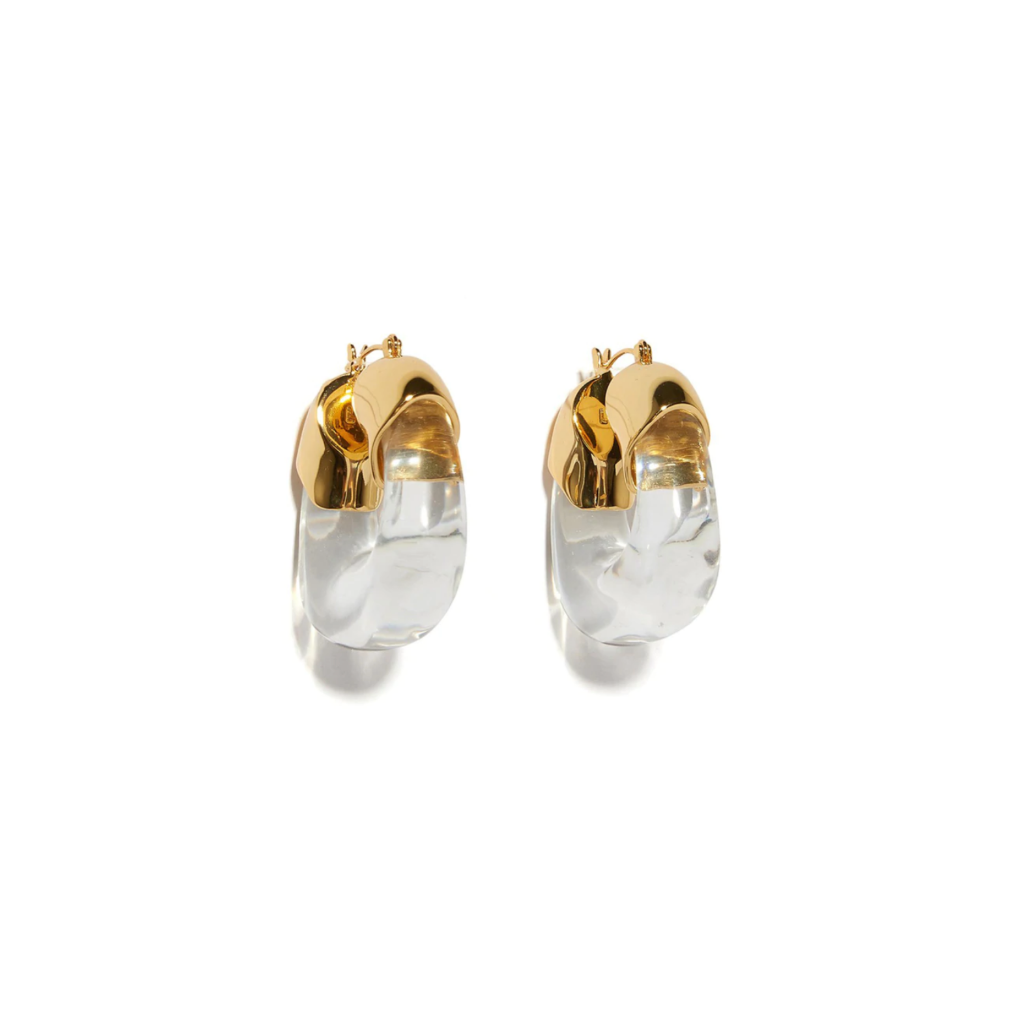 Iman Clear Earrings – JL Jewelry Co